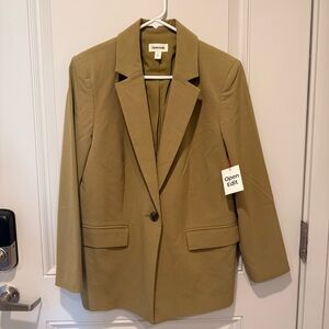 Open Edit Women's Blazer Jacket - Olive